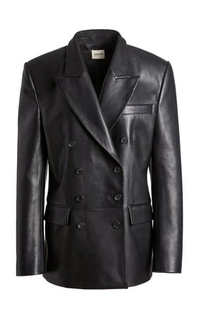 Khaite Tanner Oversized Leather Jacket By Khaite | Moda Operandi