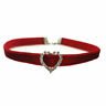 Valentines Day Shiny Heart Rhinestones Red Velvet Neck Choker Necklace N552 | eBay