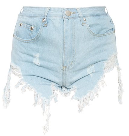 frayed pretty little thing shorts