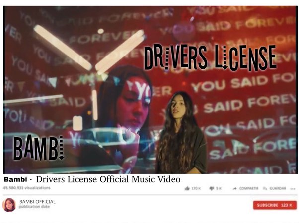 Bambi - Drivers License Music Video