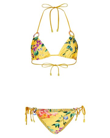 Zimmermann Tropicana Ring Floral Bikini Set | INTERMIX®