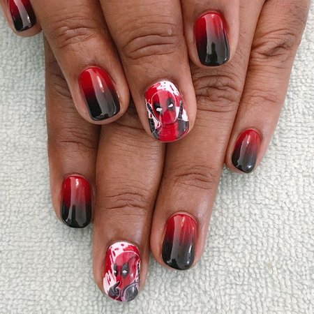 Deadpool nails
