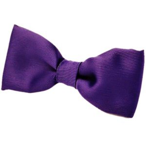 Boys Cadbury Purple Dickie Bow Tie on Elastic | Children's Purple Bow Tie - childrensspecialoccasionwear.co.uk