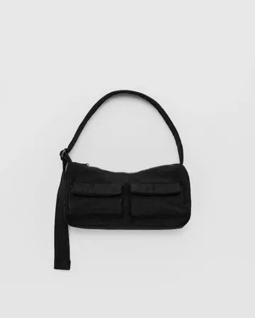Cargo Shoulder Bag : Black - Baggu