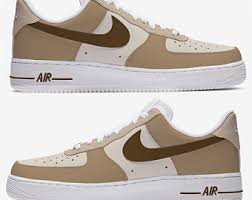 white and tan and brown air force 1 - Google Search