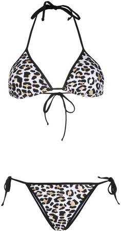 Leopard-Print Bikini