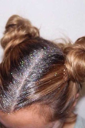 Glitter Roots Hair Trend – Music Festival Hairstyles | Teen Vogue… | Ladyomatic.com