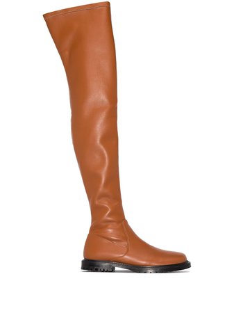 STAUD Belle thigh-high boots