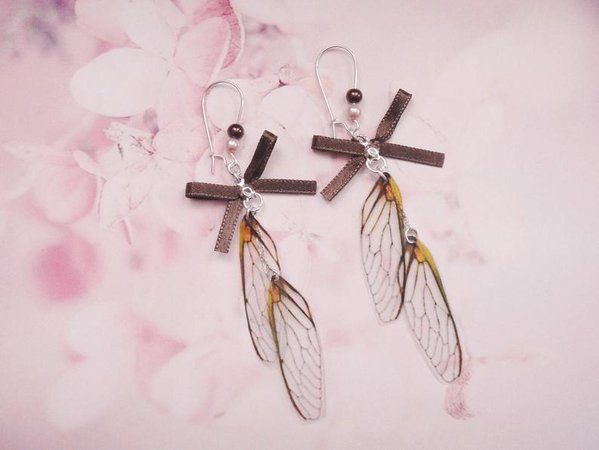 Earrings fairy wings | Etsy
