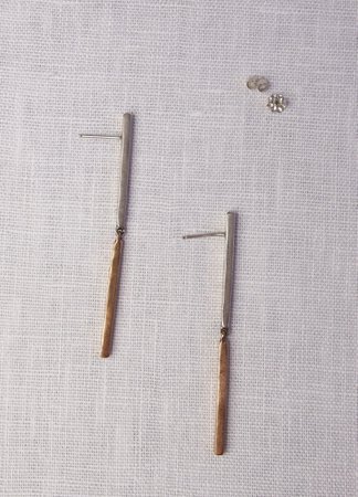 Mikinora Half/Half Stick Earrings – BellJar