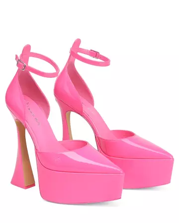 Daria Hot Pink Patent – Naked Wolfe
