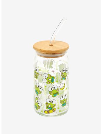 Keroppi Icons Glass Travel Cup | Hot Topic