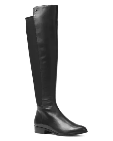 MICHAEL Michael Kors Women's Bromley Leather & Stretch Tall Boots | Bloomingdale's