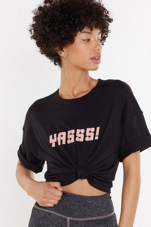 Yasss Girl Graphic Sports Tee | Shop Clothes at Nasty Gal!