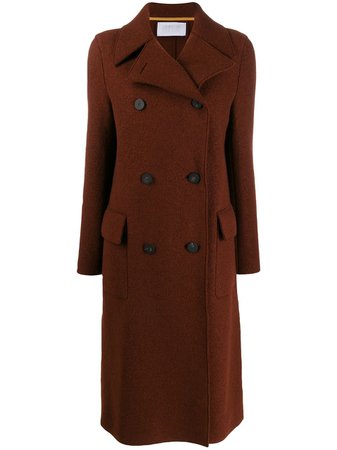 Harris Wharf London Double-Breasted Woven Coat