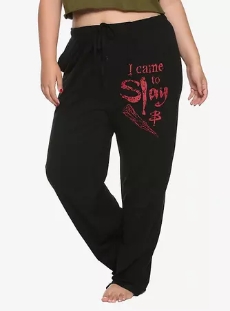 Buffy The Vampire Slayer I Came To Slay Pajama Pants Plus Size