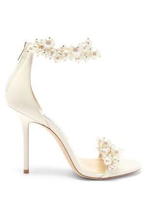 Jimmy Choo Pearl bridal heels sandals