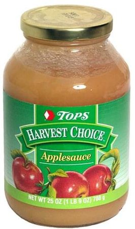 Tops Applesauce - 25 oz, Nutrition Information | Innit