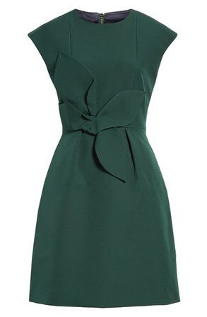 Ted Baker London Polly Structured Bow Minidress | Nordstrom