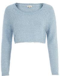 blue cropped sweater – Google Suche