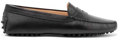Gommino Leather Loafers - Black