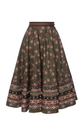 Dradi Cotton Midi Skirt By Lena Hoschek | Moda Operandi