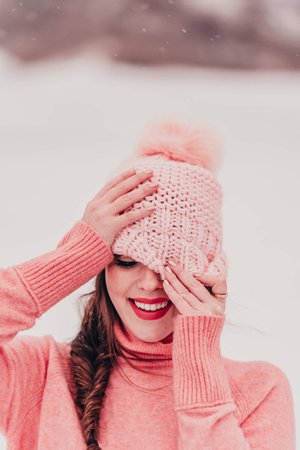 Pink Winter Outfit | Keiko Lynn