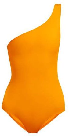Talia Collins - The Asymmetrical Swimsuit - Womens - Orange