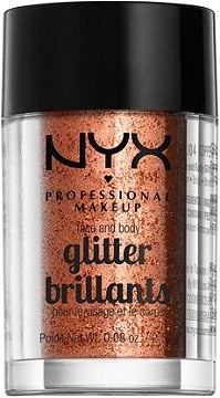 NYX Professional Makeup Face and Body Glitter - Copper