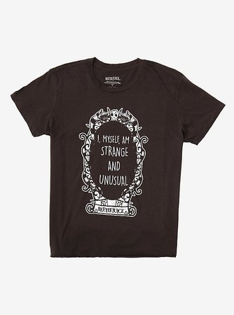 Beetlejuice Strange & Unusual Frame Girls T-Shirt Plus Size