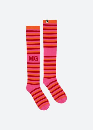Elisa Socks Pink Orange Red – Molly Goddard