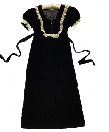 black lace vintage romantic goth dress