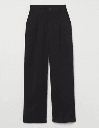 black trousers H&M