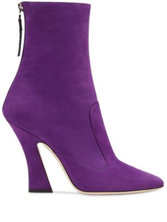 Fendi Ffreedom Ankle Boots 8T69403TY Purple | Farfetch