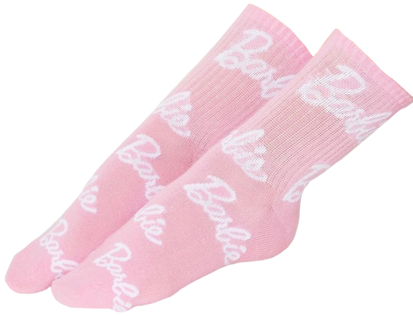 pink barbie socks