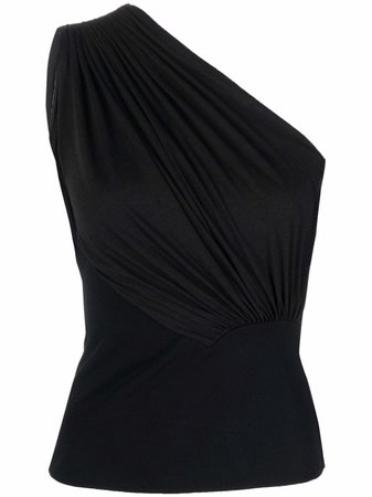 Shop Rick Owens Lilies cut-out one-shoulder top with Express Delivery - FARFETCH