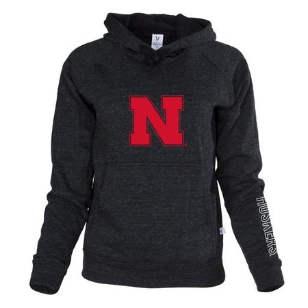 Tops | Shop Women's White Official NCAA University Of Nebraska Cornhuskers Lincoln Unl Huskers Nu Women's Buttersoft Tri Blend Hooded SeaT-Shirt at Fashiontage | 242309AMNEB1_016-XXL