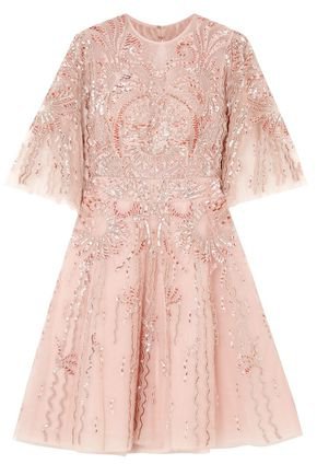 Cutout embellished organza mini dress | ZUHAIR MURAD | Sale up to 70% off | THE OUTNET
