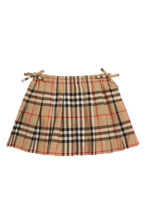 Burberry Pearly Check Skirt (Baby) | Nordstrom