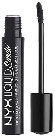 Amazon.com : NYX PROFESSIONAL MAKEUP Liquid Suede Cream Lipstick - Alien (Black) : Beauty & Personal Care