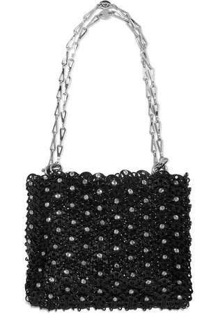 Paco Rabanne | 1969 crystal-embellished chainmail shoulder bag | NET-A-PORTER.COM