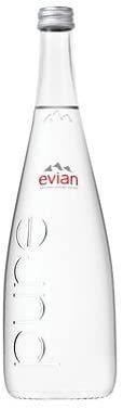 Evian Natural Spring Water (750 ml Bottle, 12 pk.): Amazon.ca: Grocery