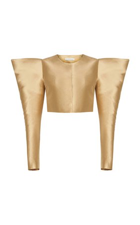 Kalmanovich, Puff Sleeves Gold Jacket