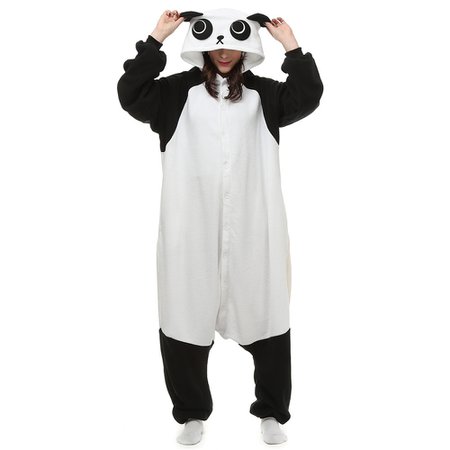 Panda Kigurumi Costume Unisex Fleece Pajamas Onesie : Cosplaymade.com