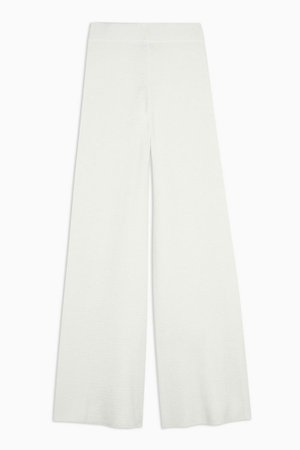 Ivory Knitted Trousers | Topshop