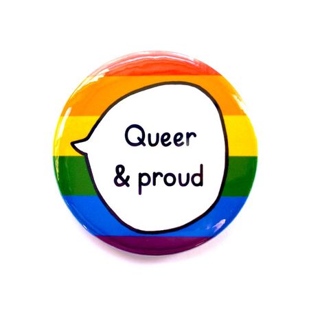 Queer & proud || sootmegs.etsy.com
