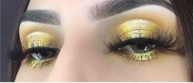 honey color eye makeup