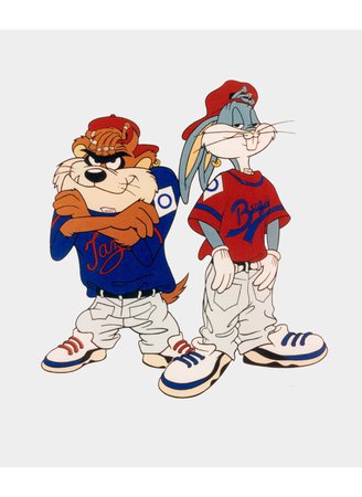 90s hip hop looney tunes taz bugs png