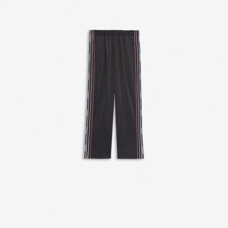 Stripe Tracksuit Pants BLACK / WHITE for Women | Balenciaga