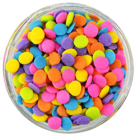 Bright Neon Sequin Sprinkles – Layer Cake Shop